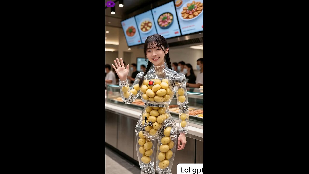 🥔 Powered by potatoes, fueled by smiles 🚀✨ #PotatoBot #FutureOfFood