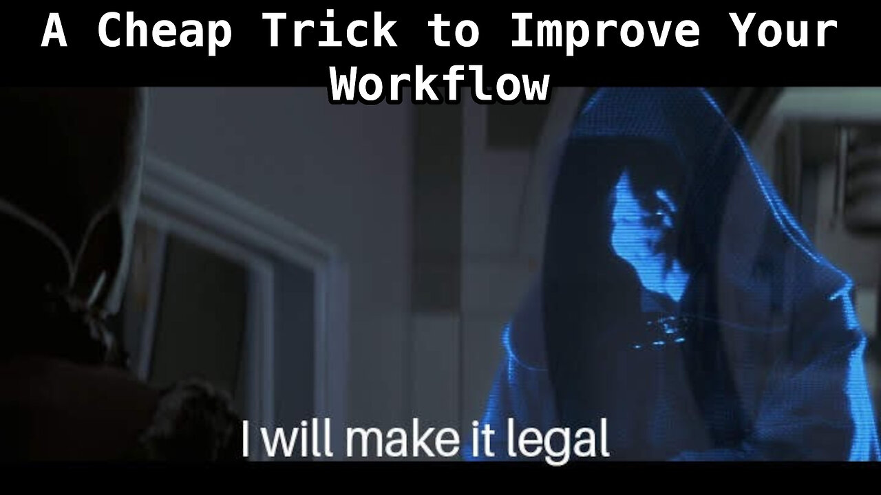 The Quick and Cheap Solution to Making Life Easier and Possibly Less Distracting