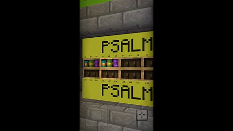 Psalm 63 - the KJV Bible in vanilla Minecraft #KJV #Psalms #Bible #Minecraft