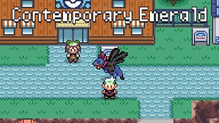 Pokemon Contemporary Emerald - GBA ROM Hack, modern features, brand new crisp, and lush tileset