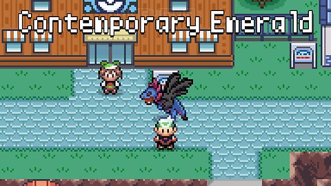 Pokemon Contemporary Emerald - GBA ROM Hack, modern features, brand new crisp, and lush tileset