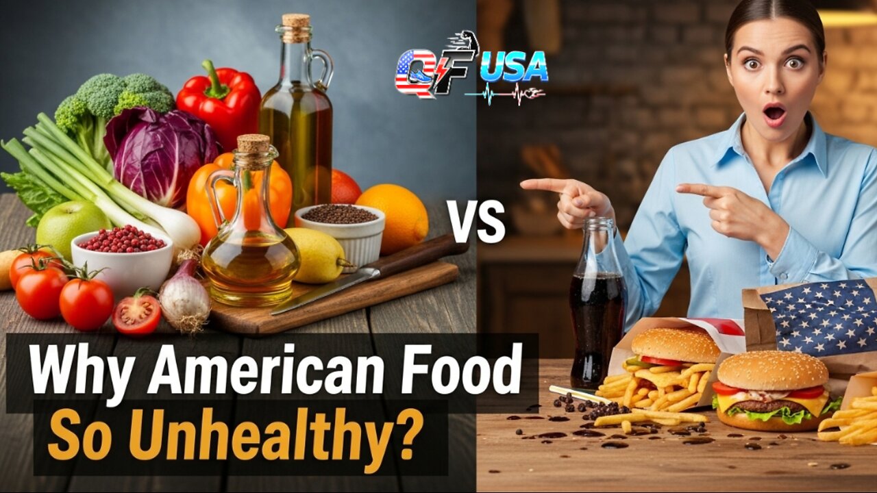 Why American Food Is Unhealthy | European Nutritionist Explains