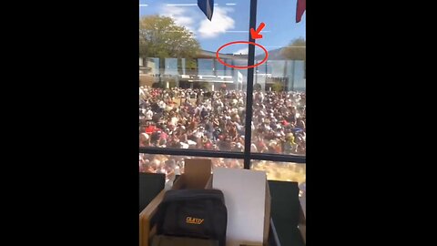 Video said to shows Charlie Kirk shooter on roof moments just after shot fired