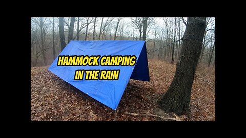 Hammock Camping In The Rain (Slumberjack Hammock)