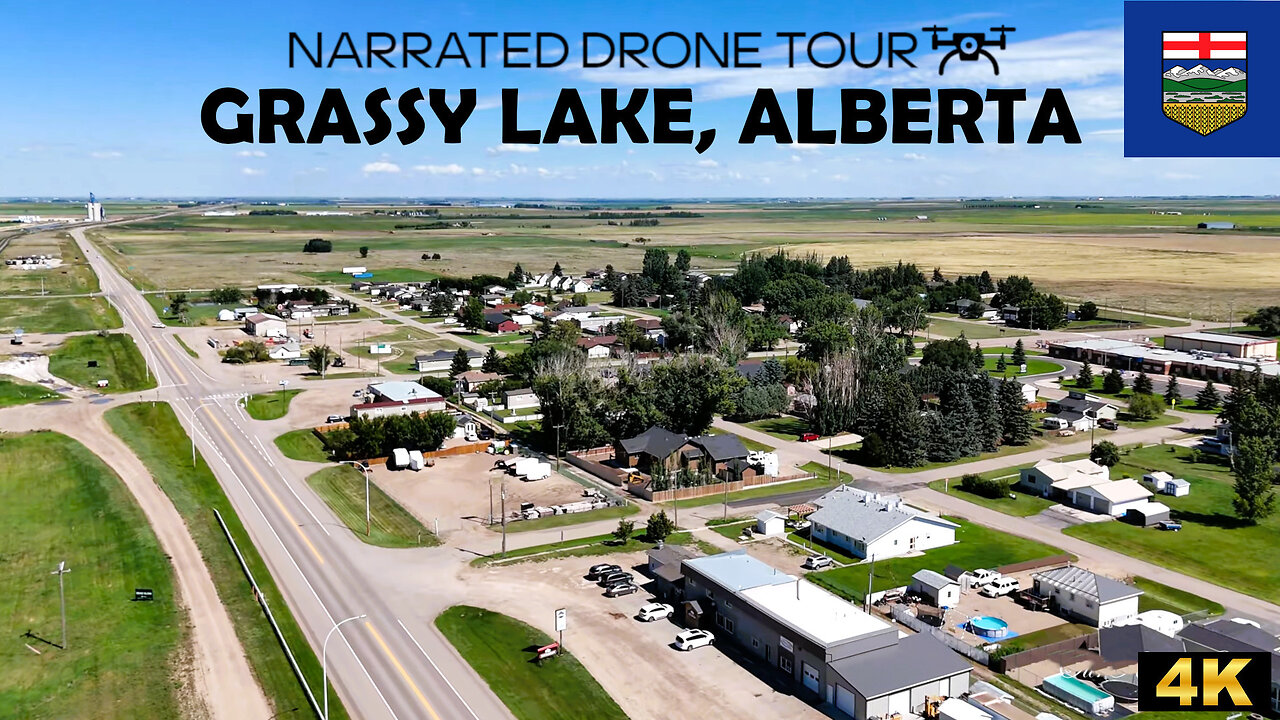 🌾 Grassy Lake, Alberta 🛩️ 4K Drone
