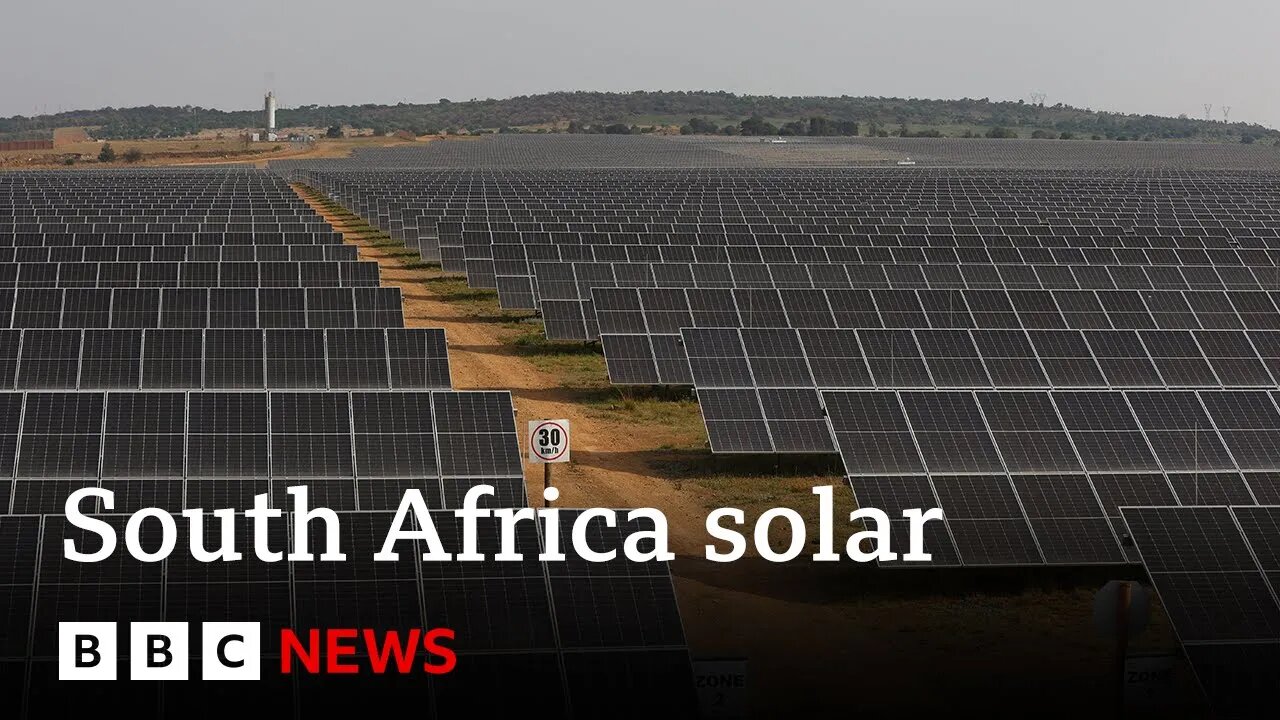 How South Africa is using solar to tackle power cuts | BBC News | BBC News