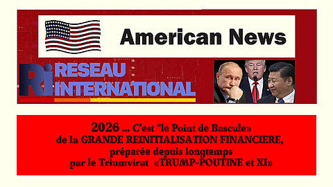 La Grande Réinitialisation Financière c'est pour 2026...Tout est prêt ! (Hd 1080) Voir descriptif