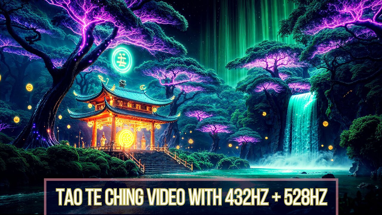 Tao Te Ching Video with 432Hz + 528Hz | Taoist Philosophy & Frequencies