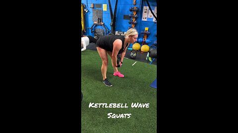 Kettlebell Wave Squats