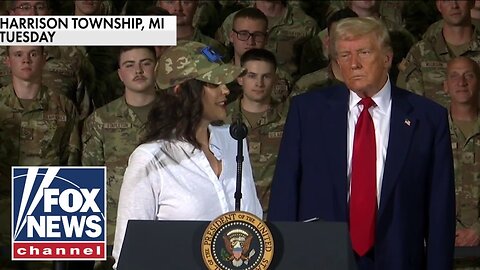 Blue state governor joins Trump onstage at rally: 'She's doing the right thing'