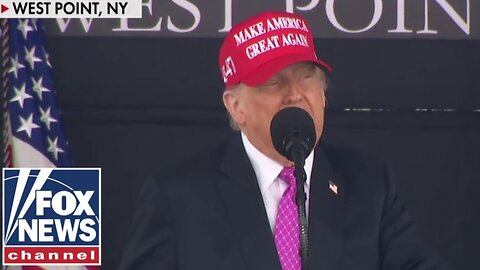 'WHAT A MESSAGE': Trump praised for West Point speech