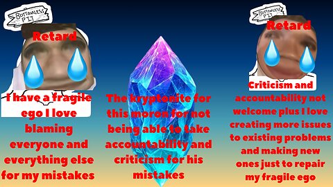 This Really Sucks He Is A Certified Manchild Spiteful Backstabber Hypocrite And A Liar