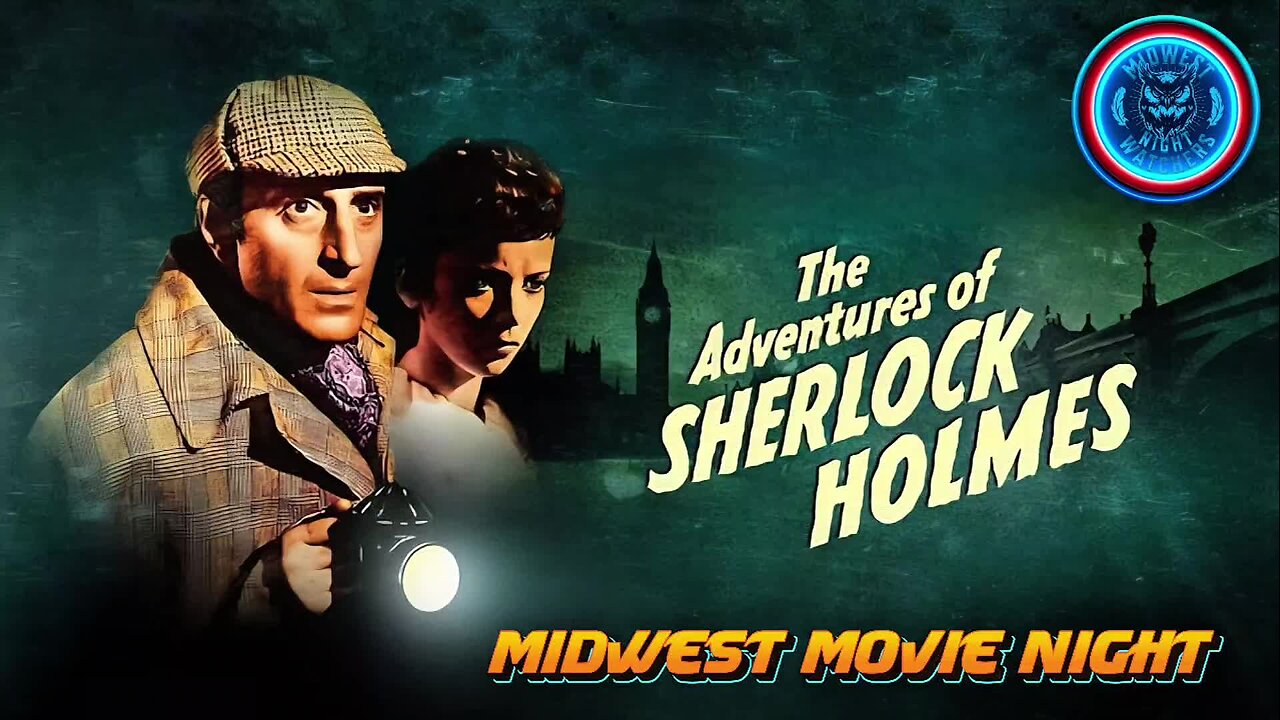 The Adventures of Sherlock Holmes (1939) Basil Rathbone, Nigel Bruce and Ida Lupino