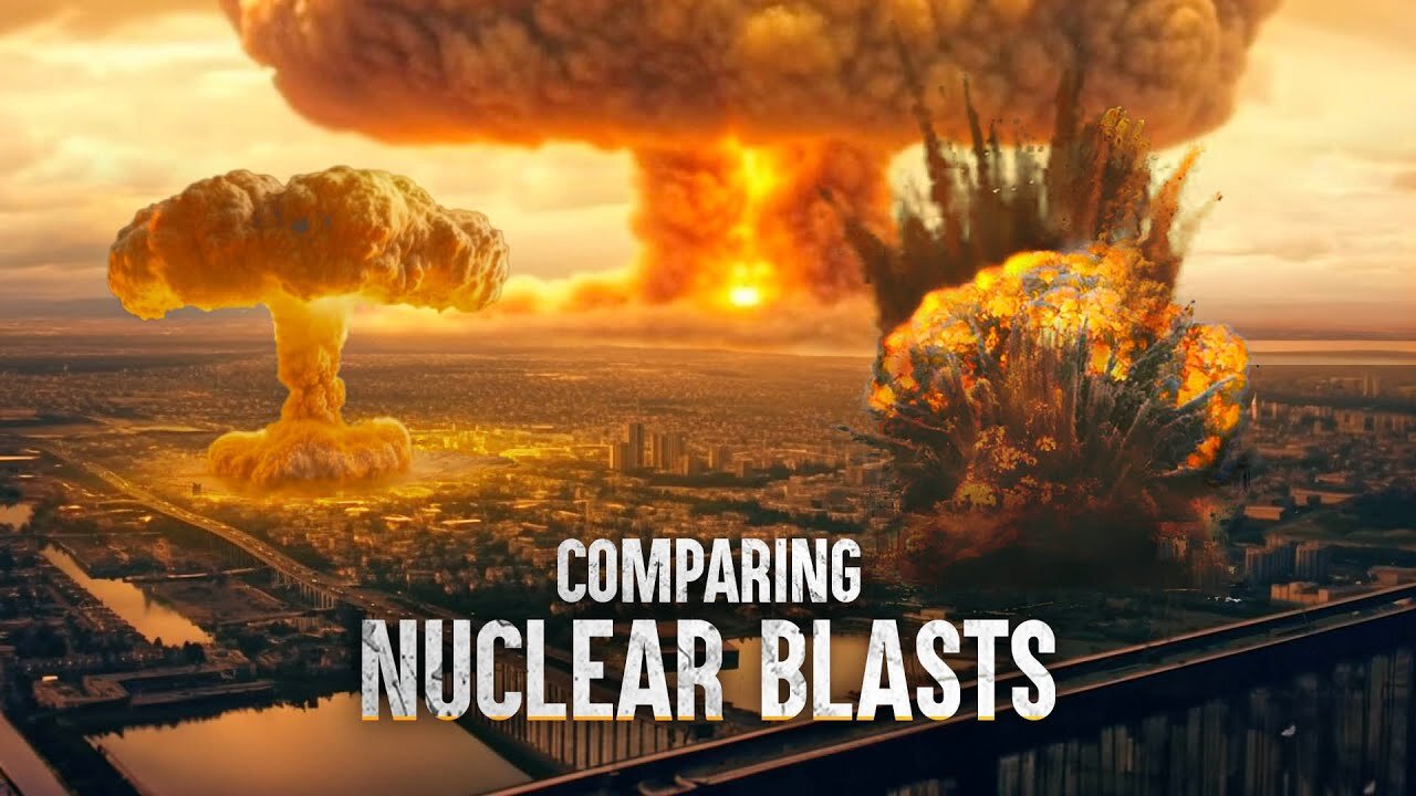 The True Scale Of Modern Nuclear Weapons || Nuclear Blast ||🙀