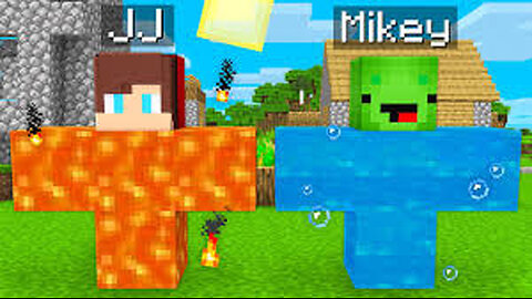 JJ And Mikey LAVA vs WATER Golem Survival Battle in Minecraft