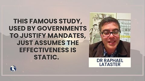 This famous study, used by governments to justify mandates, just assumes the effectiveness is static