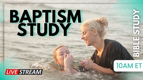 Should Christians Be Baptized in Water?