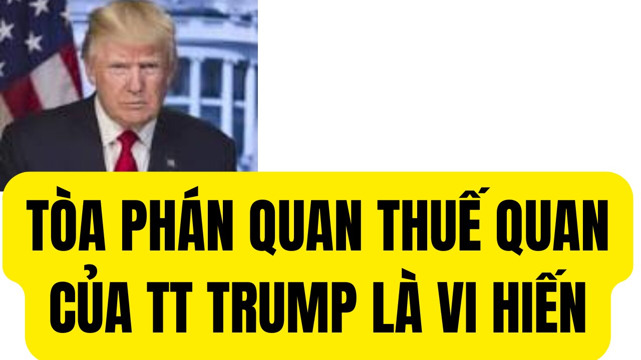 Tin Tổng Hợp 30/8/2025 Tòa Phán Thuế Quan Của TT Trump Là Vi Hiến