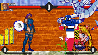 MUGEN - Extremely Rare Chars - Psylocke & Skull vs. BREAKER & Wyvern - Download