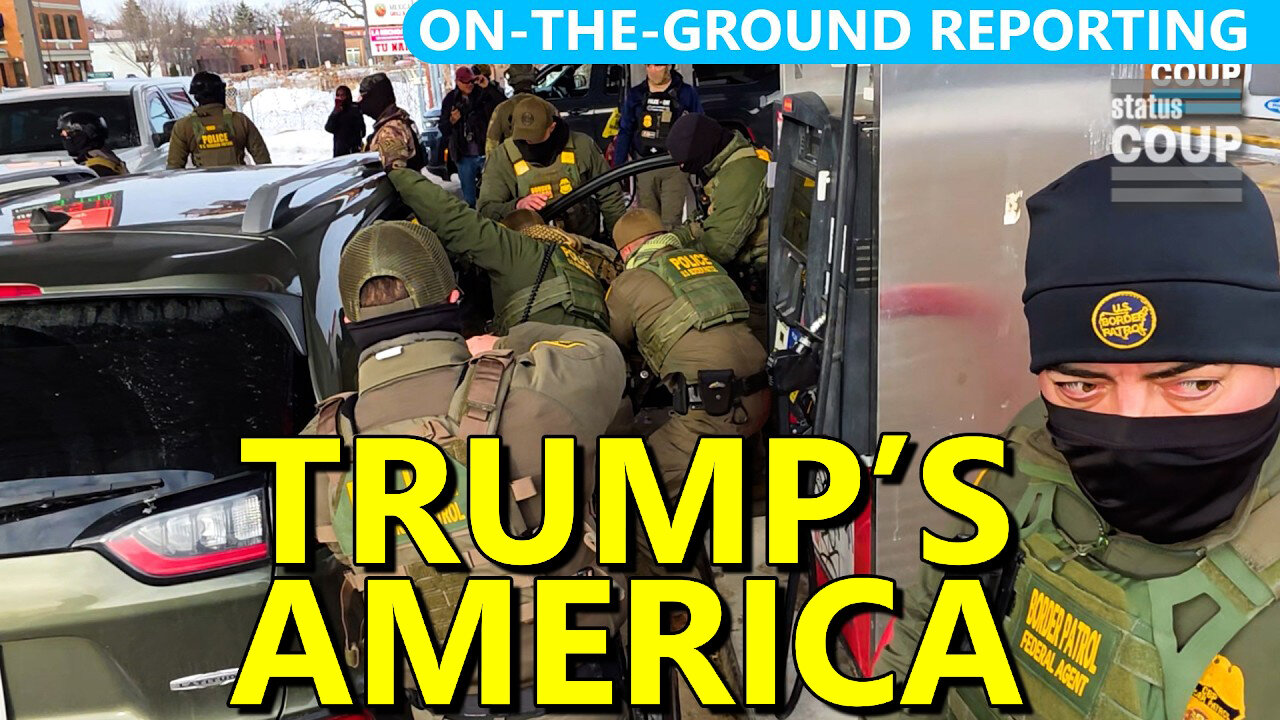 Border Patrol ARMY VIOLENTLY INVADES - Gas Station and Attacks Drivers