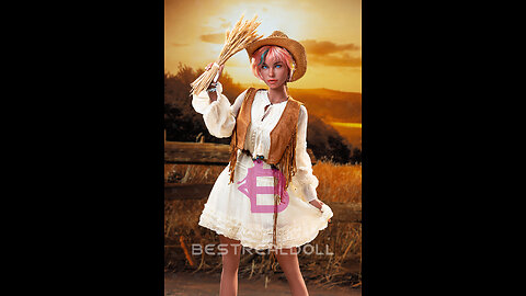 Millie Blonde Light Wheat Farm Girl Sex Doll（D Cup） -Silicone Head TPE Body