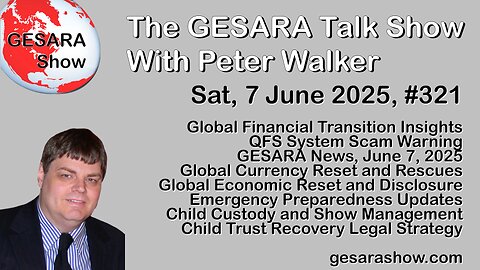 2025-06-07 GESARA Talk Show 321 - Saturday
