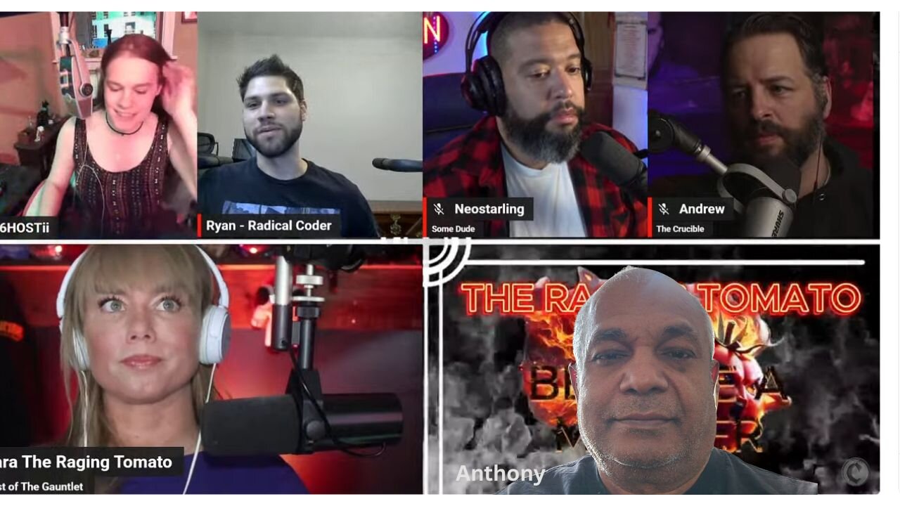 Andrew & NeoStarling vs RadicalCoder Toxic Masculinity Debate (hosted by Raging Tomato)Anthony