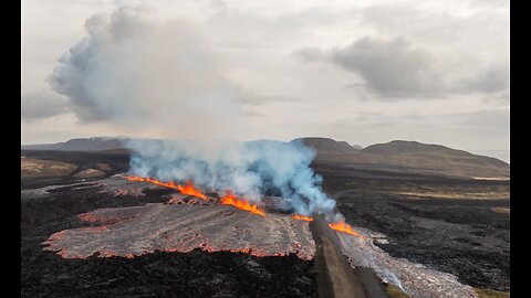 Live Now: 24/7 Iceland Volcano Eruption (Multi-cams)