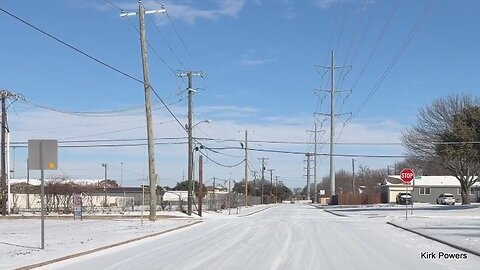 McKinney TX, Town fails to clear ice from roads 1-26-2025
