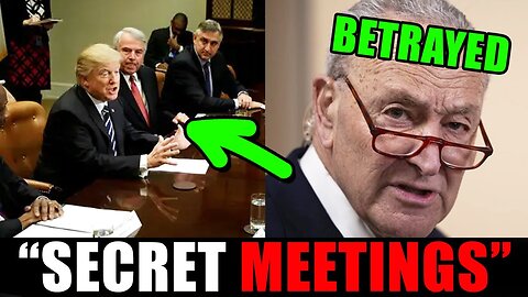 Democrats going behind leadership's back to WORK WITH TRUMP!!!