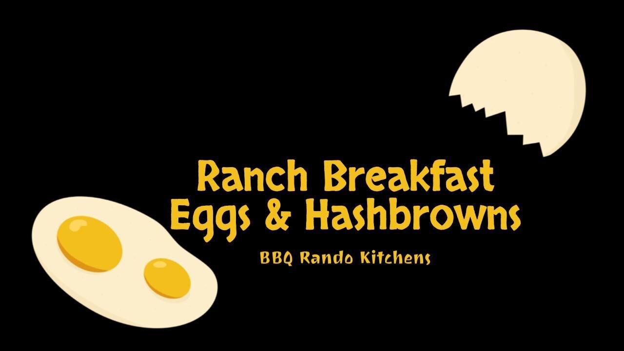 Ranch Eggs Over Hashbrowns for Brunch