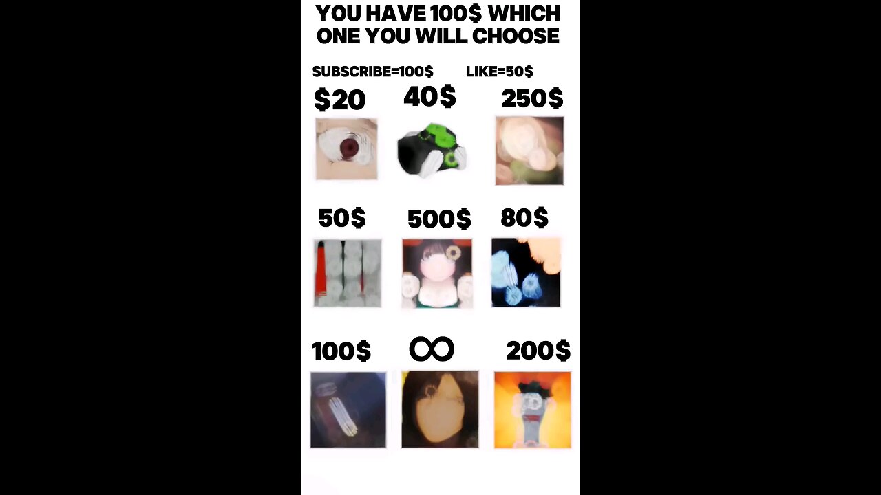 What will you pick?