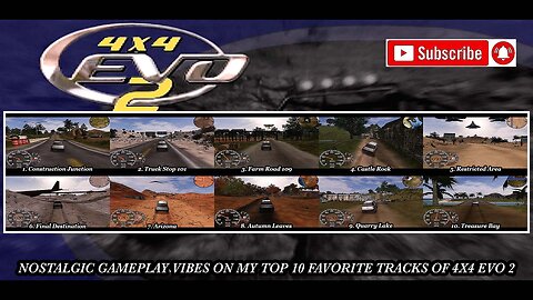 29 - NOSTALGIC GAMEPLAY VIBES ON MY TOP 10 FAVORITE TRACKS OF 4X4 EVO 2
