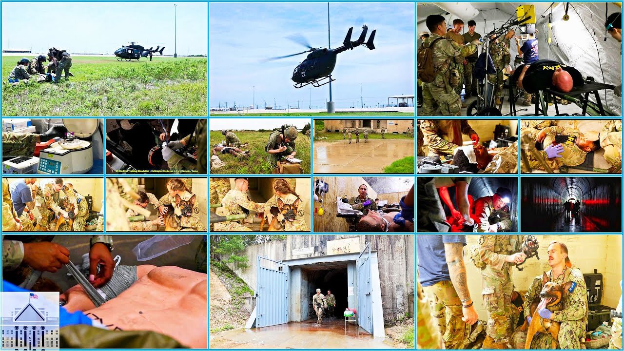 Medical Personnel in Action: Realistic Training Simulation at Fort Cavazos
