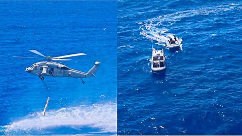 MH-60S Seahawk VS Mines: Watch This Helicopter Clear Dangerous Waters
