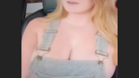 Sweet knockers in overalls