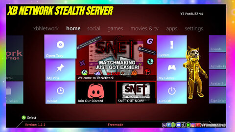 SHOWCASE XB NETWORK STEALTH SERVER FREE FOR RGH / JTAG XBOX 360