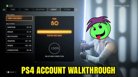MY 100% GAME COMPLETION PS4 ACCOUNT WALKTHROUGH