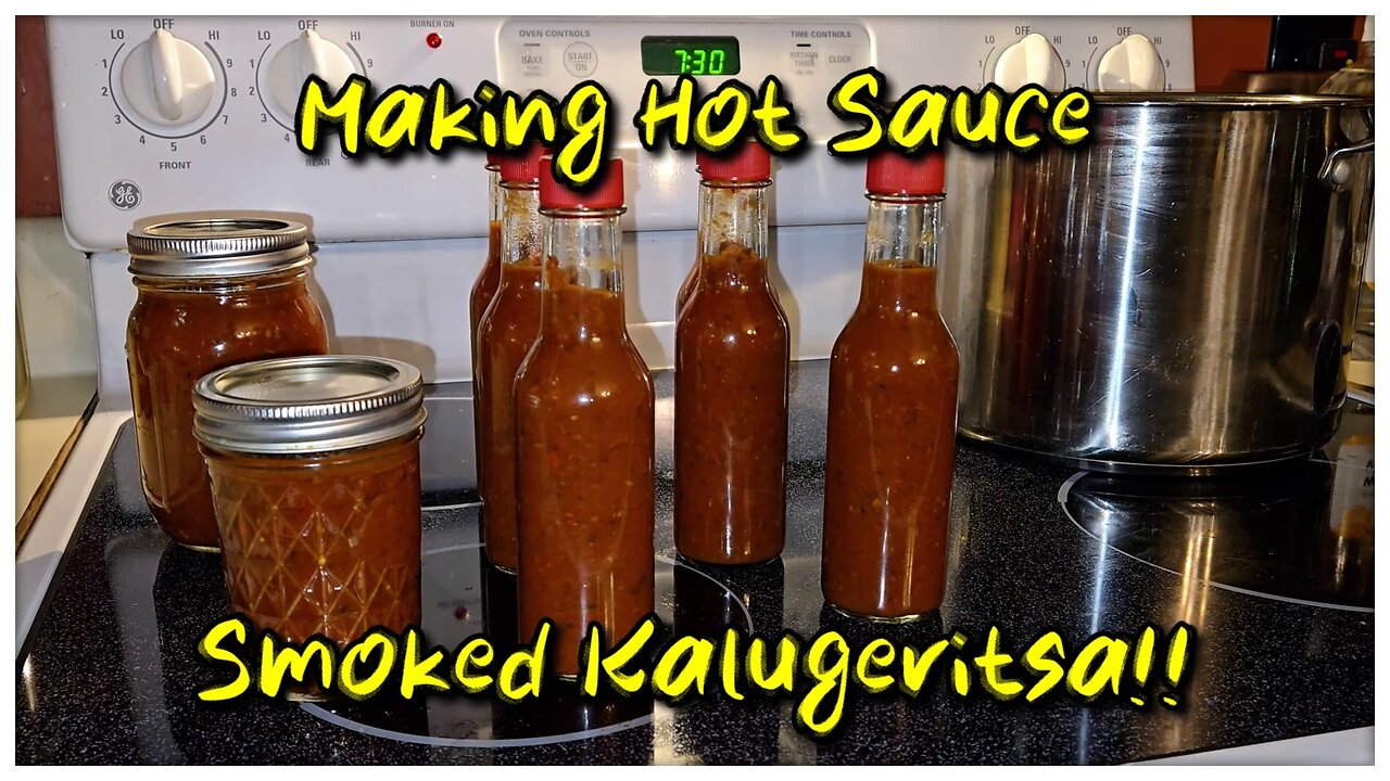 Making Smoked Pepper Hot Sauce