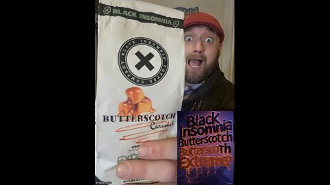 Black insomnia butterscotch coffee