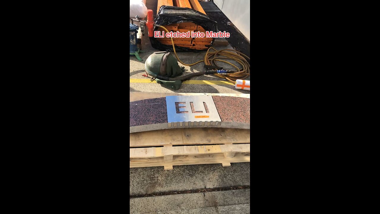 Quickly Etching Marble