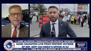 WorldviewTube Washington Desk with Neil McCabe: Live Report from Liberal Protest in New Jersey