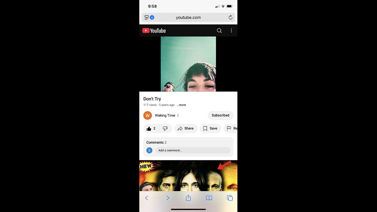 Don’t Try: my son’s song