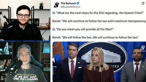 Pam Bondi answers what is next post-Epstein Files Transparency Bill▮The Jimmy Dore Show