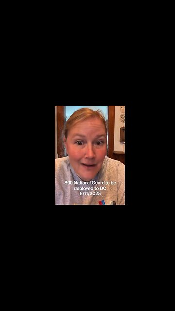 Another Lib Angry that President Trump's sending 800 National Guards to DC