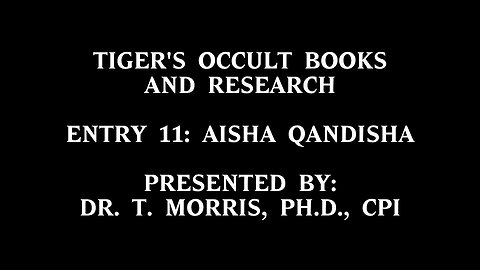 Entry 11: Aisha Qandisha