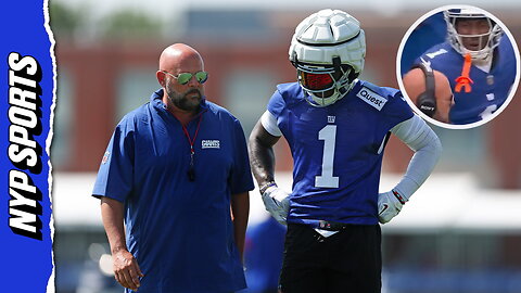 Malik Nabers, Brian Daboll get in HEATED exchange on sideline during Week 1 matchup with Washington