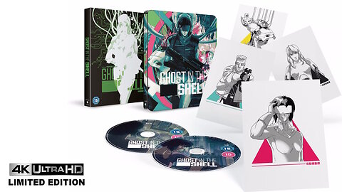 Ghost in the Shell [4K UHD & Blu-ray Steelbook Collector's Kuro/Black Edition]
