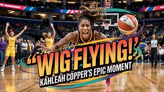 Kalia Copper’s Wig Takes Flight in the Middle of a Basketball Game!