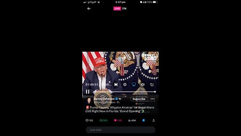 Trump : Opening Alligator Alcatraz